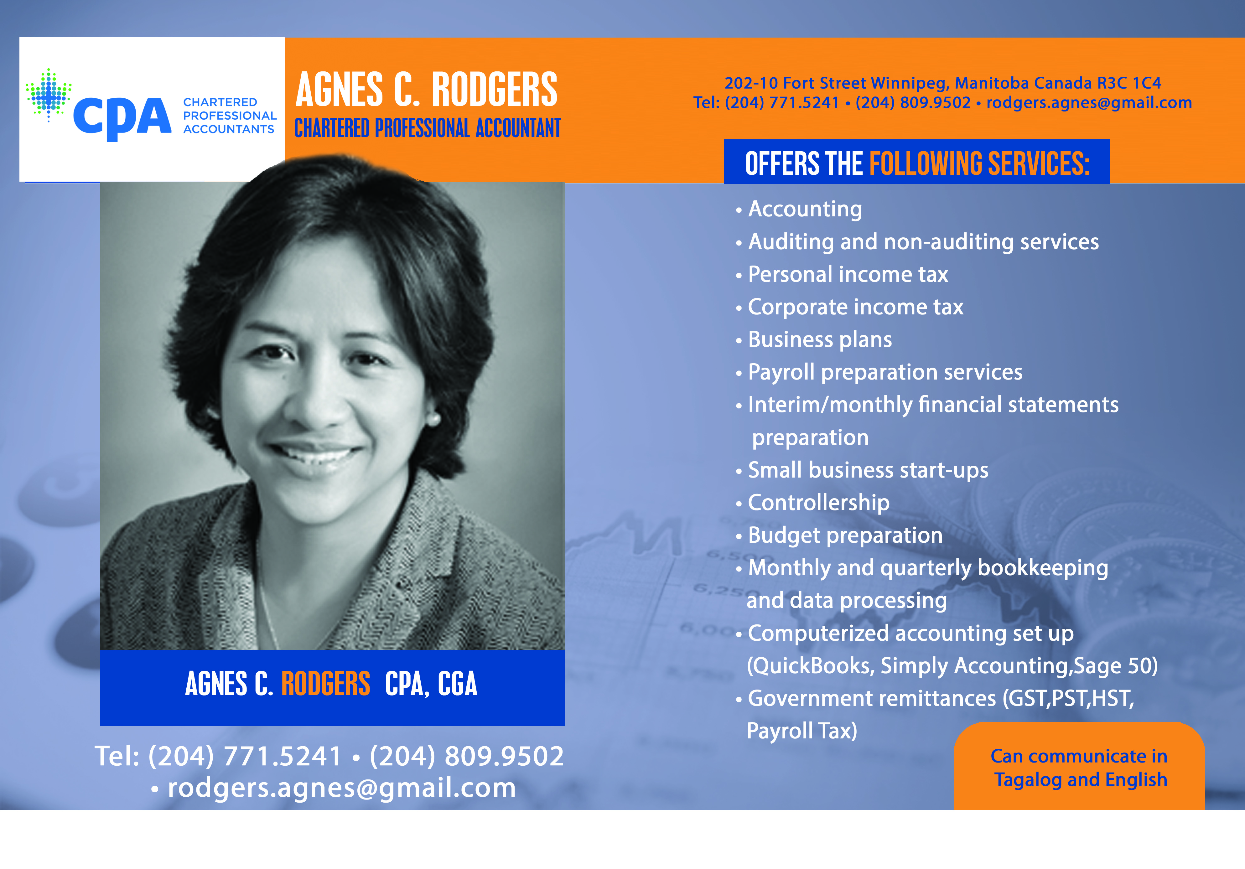 Agnes Rodgers - CGA